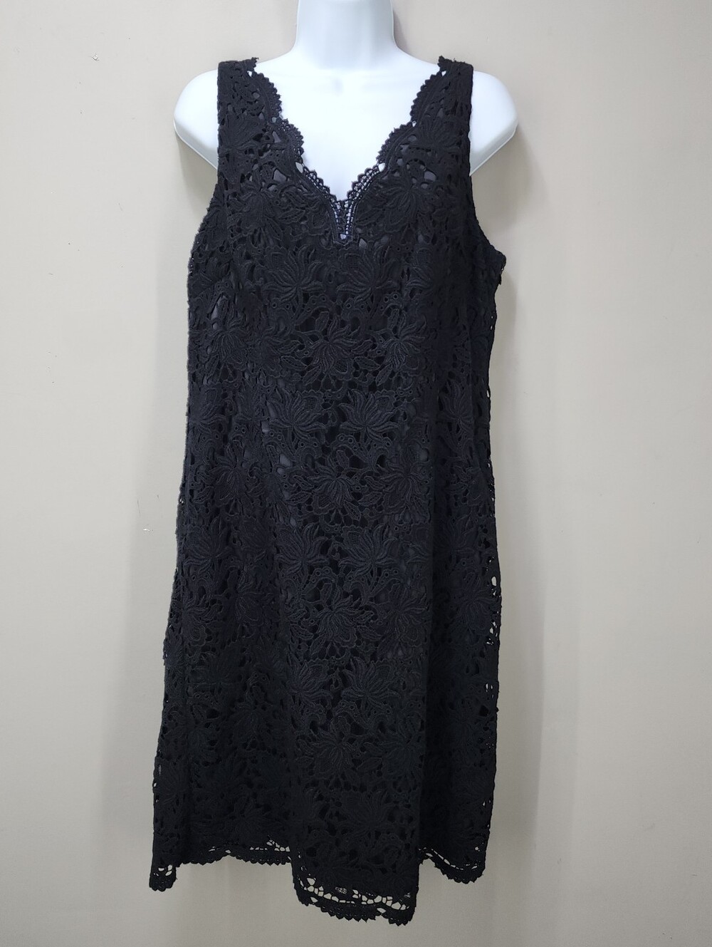 Ann Taylor Cotton Lace Sheath Dress